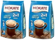 2 MOKATE CLASSIC 2in1 Instant Coffee Bags with Roasted Coffee 140g 5oz