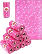 150 Pcs Sanitary Napkin Disposal Bags, ArtCute Feminine Hygiene Disposal Bags, Mini Disposable Sanitary Bag Personal Care Tampons Disposal Bags for Period, Women Privacy Handling (Pink)