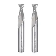 2pcs 8mm Shank 8mm x 19mm Straight End Mill Cutter CNC Router Bits 2 Flute