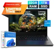 Lenovo ThinkPad L14 Business Laptop 14" Intel i5 32GB RAM 1TB SSD Pro Office2024
