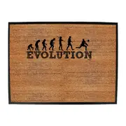 Evolution Volleyball - Funny Novelty Doormat Man Cave Floor mat