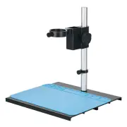 Aluminum Alloy Adjustable Focusing Bracket Stand for HDMI USB Digital Microscope Camera with 40mm and 50mm Adapter High
