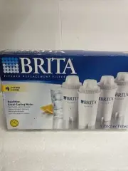 Brita Pitcher Replacement Filters 4 New In Box