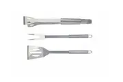 3pc Euro Line Stainless Steel Outdoor Mini BBQ Barbeque/Grill Set Turner/Tongs/Fork