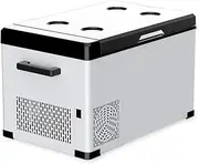 Car Refrigerator, 15L-75L Portable Compressor Car Refrigerator, Fridge Freezer with 12/24V DC and 110-240V AC Down to -20℃ for Camping, Road Trip, Picnic, Tent Travel 50L