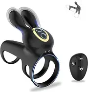 Vibrating Cock Ring,Couples Vibrators Male Sex Toys with 10 Speed Modes ,Remote Ring for Longer Erection,Clitoral Rabbit Vibrators for Woman,Adult Male Sex Toys for Men&Couple Play