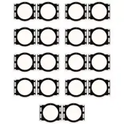 Theater Solutions RK6C In Ceiling Rough In Kit for 6.5" Speakers 9 Pair Pack