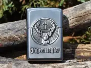 Zippo Lighter - Jagermeister Emblem - European - Jägermeister - Jager - Liqueur