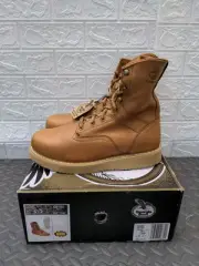 New Georgia Boot Men's Wedge Work Boot 8" Barracuda Gold Sz 12W