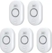 5 Pack Water Leak Detectors for Home, 100dB Water Sensor Alarm for Basement, ...