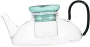 FUNNETOYU Japanese Style Glass Teapot Borosilicate Glass Coffee Holder for Tearoom Easy to Clean for Home Office Use Tea Lovers