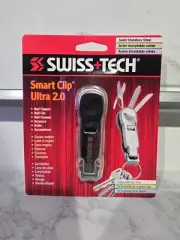 Swiss+Tech Smart Clip Ultra 2.0 Personal Care Key Ring File Knife Scissors More