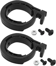 2PCS Scooter Folding Locking Ring Compatible with Ninebot Max G30 Electric Scooter Front Tube Stem Guard Ring Replacement Parts ABS Black