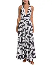 Milly Catarina Poplin Maxi Dress