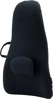 Obusforme High-back Backrest Support Portable Back Pain Relief Home Car Black