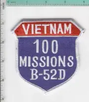 B52 B-52D BUFF 100 MISSIONS NORTH VIETNAM PATCH NEW USAF HANOI