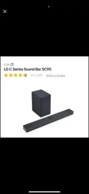 LG 3.1.3Ch 400W Dolby Atmos Home Theater Surround Soundbar SC9S