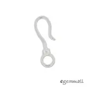 Sterling Silver S Hook Fish Clasp 20mm #99473