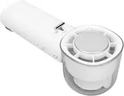 Portable Handheld Fan, Long Lasting Handheld Cooling Fan High Speed Cooling 5 Speeds for Camping (White)