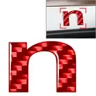 Window Door Wall Car Badge Emblem Lowercase Alphabet Letter Decals Stickers red