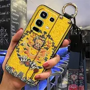 Phone Case Compatible with infinix Note50 4G/Note50 Pro 4G/X6858, Durable Wristband Waterproof Anti-Knock Back Cover Lanyard Wrist Strap Ring