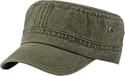 [HAMKVBPR] Flat Top Cap Men's Summer Cotton Duck Tongue Cap Retro Flat Cap Female for Women and Men