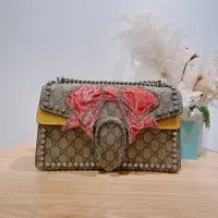 在飛比找PopChill優惠-[二手] GUCCI RIBBON CRYSTAL DION