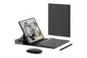 WASSUP for Samsung Galaxy Z Fold 6 5 4 3 2 Leather Folding Stand Keyboard Case with Capacitive Pen & Mouse-Black