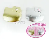 在飛比找Yahoo!奇摩拍賣優惠-Hello Kitty 鏡子-噴漆貼鑽，鏡子/隨身鏡/化妝鏡