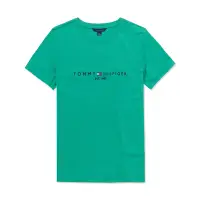 在飛比找Yahoo奇摩購物中心優惠-TOMMY 熱銷刺繡1985文字Logo圖案短袖T恤(女)-