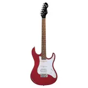 Sceptre Ventana Deluxe HSS Guitar See Thru Red, Indian Laurel Fingerboard