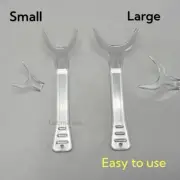 10 Pcs Dental Clinic Cheek Lip Retractor T-shape Mouth Opener Clear Autoclavable