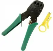 RJ10 RJ22 Telephone/Phone Crimper/Crimp/Crimping Tool Modular cord/wire/line end