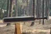 Custom Handmade Carbon Steel Blade Machete Sword| Hunting Sword Camping
