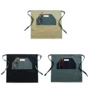 Waist Apron Adjustable Waist Strap with Pockets Cooking Kitchen Aprons