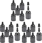 18-Pack Bakelite Lamp Holder E26/ E27 Light Socket Vintage Bulb Socket ES Screw Lampholder for Ceiling/Pendent/Floor
