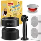 Reusable Vertuo Pod Refill Kit, Faster Seal Reusable Nespresso Vertuo Pods with