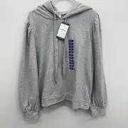 Member's Mark Ladies Pullover Puff Sleeve Fashion Hoodie LARGE