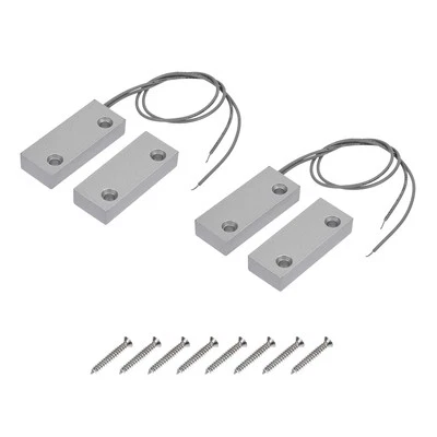 MC-52 NC Rolling Gate Door Contact Magnetic Reed Switch 2Set