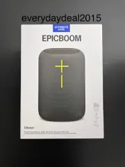 Ultimate Ears EPICBOOM, Portable Wireless Bluetooth Speaker, Big Bass 360-Degree
