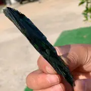 201G Natural agate water grass quartz Slice polishing healing meditation