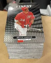 2013 TOPPS FINEST BASEBALL COMPLETE SET (1-100) TROUT JETER HARPER ARENADO (RC)