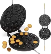 LARGE NUT BAKING PAN WITH NON-STICK/TEFLON COATING (23 NUTS) + FLOWER