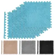 12/24 pcs Puzzle Exercise Mat w/ EVA Foam Interlocking Floor Non-slip mat 12x12"