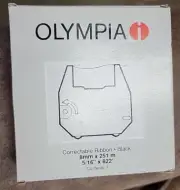 Olympia Black Correctable Ribbon Stock #80216 NIB NOS