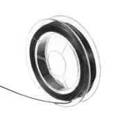 11Yard Stretchy Bracelet String 0.5mm Elastic Crystal String Bead Cord Black