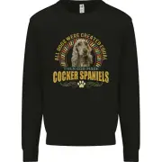 A Cocker Spaniel Dog Kids Sweatshirt Jumper