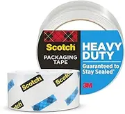 Scotch Heavy Duty Shipping Packaging Tape, 1.88 x 65.6 Yards, Clear (3850-60)