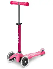 [Micro] Mini Deluxe LED 3 Wheel Scooter in Pink