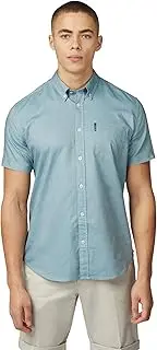 [Ben Sherman] Men's Signature Short Sleeve Oxford Shirt